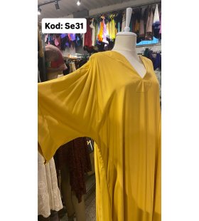 İPEK SATEN ELBİSE SE-31