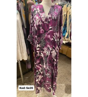 İPEK SATEN ELBİSE SE-35