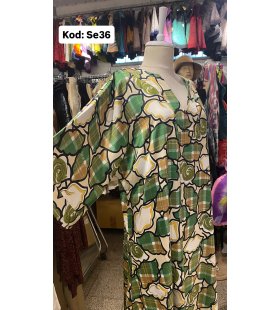 İPEK SATEN ELBİSE SE-36