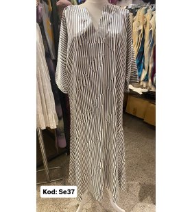 İPEK SATEN ELBİSE SE-37