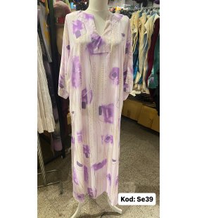 İPEK SATEN ELBİSE SE-39