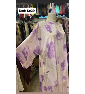 İPEK SATEN ELBİSE SE-39