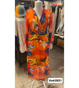 İPEK ŞİFON ELBİSE DE-21