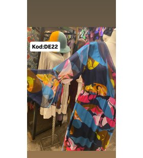 İPEK ŞİFON ELBİSE DE-22