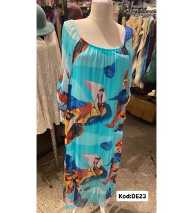 İPEK ŞİFON ELBİSE DE-23