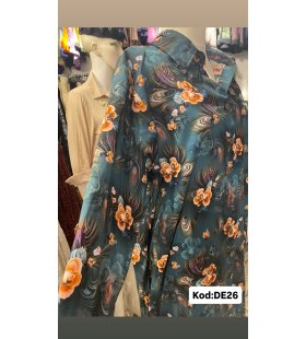 İPEK KOTON ELBİSE DE-26