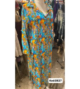 İPEK KOTON ELBİSE DE-27