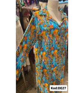 İPEK KOTON ELBİSE DE-27