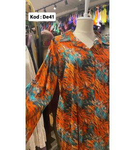 İPEK KOTON ELBİSE DE-41