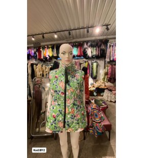 İTALYAN BELİ LASTİKLİ KISA YELEK BY2