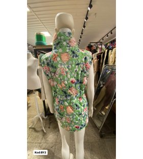 İTALYAN BELİ LASTİKLİ KISA YELEK BY2