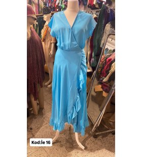 İTALYAN İPEK ELBİSE İE16