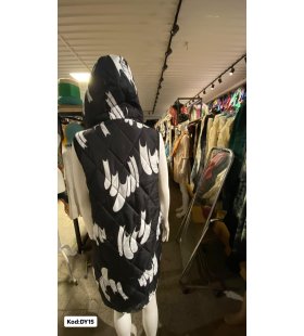 İTALYAN KAPŞONLU DESENLİ YELEK DY15