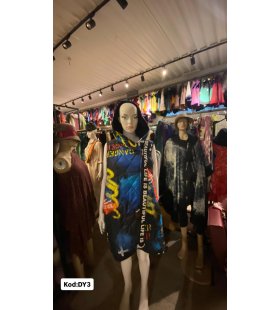 İTALYAN KAPŞONLU DESENLİ YELEK DY3