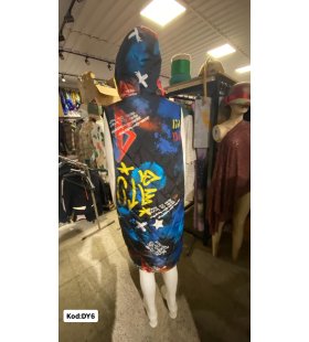 İTALYAN KAPŞONLU DESENLİ YELEK DY6