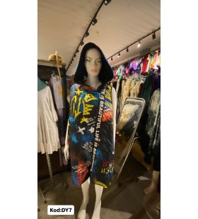 İTALYAN KAPŞONLU DESENLİ YELEK DY7