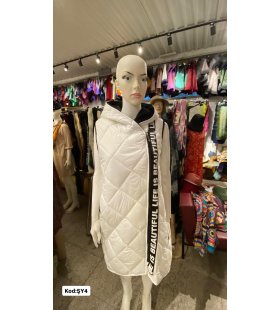 İTALYAN KAPŞONLU ŞİŞME UZUN YELEK ŞY4