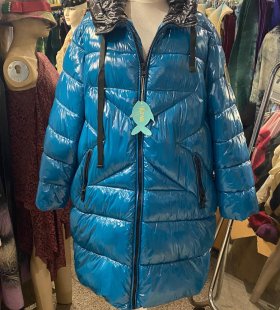 İTALYAN KAPŞONLU UZUN ŞİŞME MONT UM12