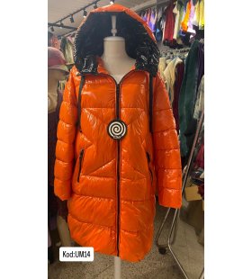 İTALYAN KAPŞONLU UZUN ŞİŞME MONT UM14