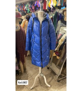 İTALYAN KAPŞONLU UZUN ŞİŞME MONT UM17