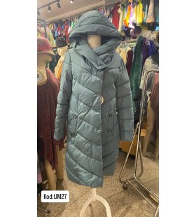 İTALYAN KAPŞONLU UZUN ŞİŞME MONT UM27