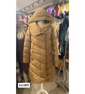 İTALYAN KAPŞONLU UZUN ŞİŞME MONT UM28