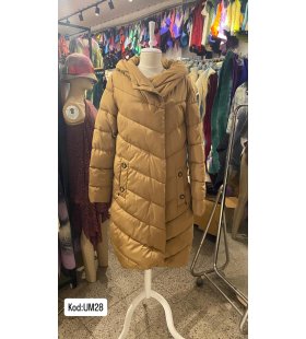 İTALYAN KAPŞONLU UZUN ŞİŞME MONT UM28