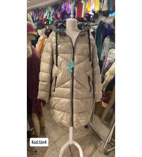 İTALYAN KAPŞONLU UZUN ŞİŞME MONT UM4