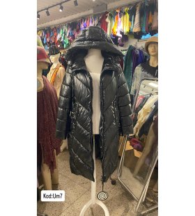 İTALYAN KAPŞONLU UZUN ŞİŞME MONT UM7