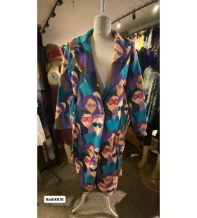 İTALYAN KAŞE DESENLİ UZUN KABAN KK10