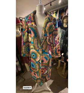 İTALYAN KAŞE DESENLİ UZUN KABAN KK11