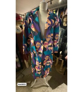 İTALYAN KAŞE DESENLİ UZUN KABAN KK12