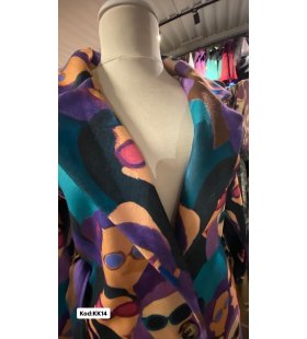 İTALYAN KAŞE DESENLİ UZUN KABAN KK14