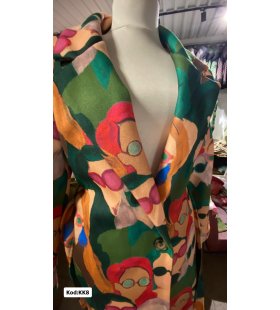 İTALYAN KAŞE DESENLİ UZUN KABAN KK8