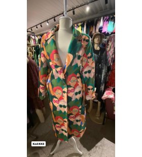 İTALYAN KAŞE DESENLİ UZUN KABAN KK8