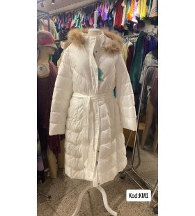 İTALYAN KÜRK KAPŞONLU ŞİŞME MONT KM1