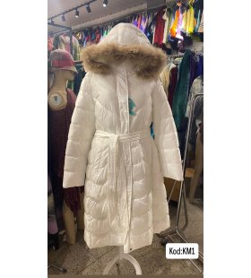 İTALYAN KÜRK KAPŞONLU ŞİŞME MONT KM1