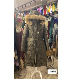 İTALYAN KÜRK KAPŞONLU ŞİŞME MONT KM2