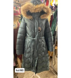 İTALYAN KÜRK KAPŞONLU ŞİŞME MONT KM3