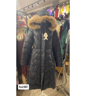 İTALYAN KÜRK KAPŞONLU ŞİŞME MONT KM7