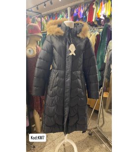 İTALYAN KÜRK KAPŞONLU ŞİŞME MONT KM7