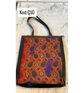 KEÇE İŞLEMELİ DERİ ÇANTA KOD:Ç10