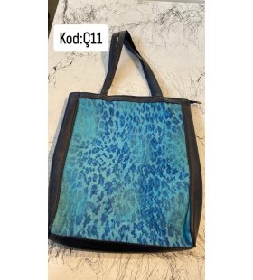 KEÇE İŞLEMELİ DERİ ÇANTA KOD:Ç11