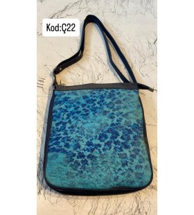 KEÇE İŞLEMELİ DERİ ÇANTA KOD:Ç22