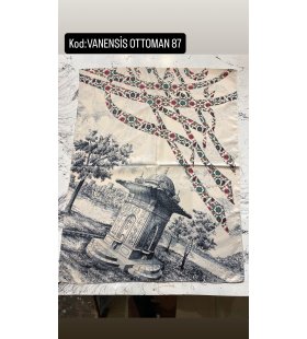 KEÇESİZ İPEKSİ ŞAL KOD: VANENSİS OTTOMAN 87