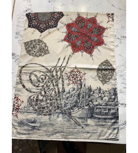 KEÇESİZ İPEKSİ ŞAL KOD:VANENSİS OTTOMAN 88