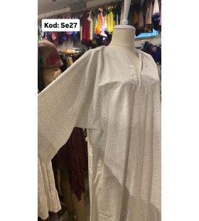 SATEN İPEK ELBİSE SE-27